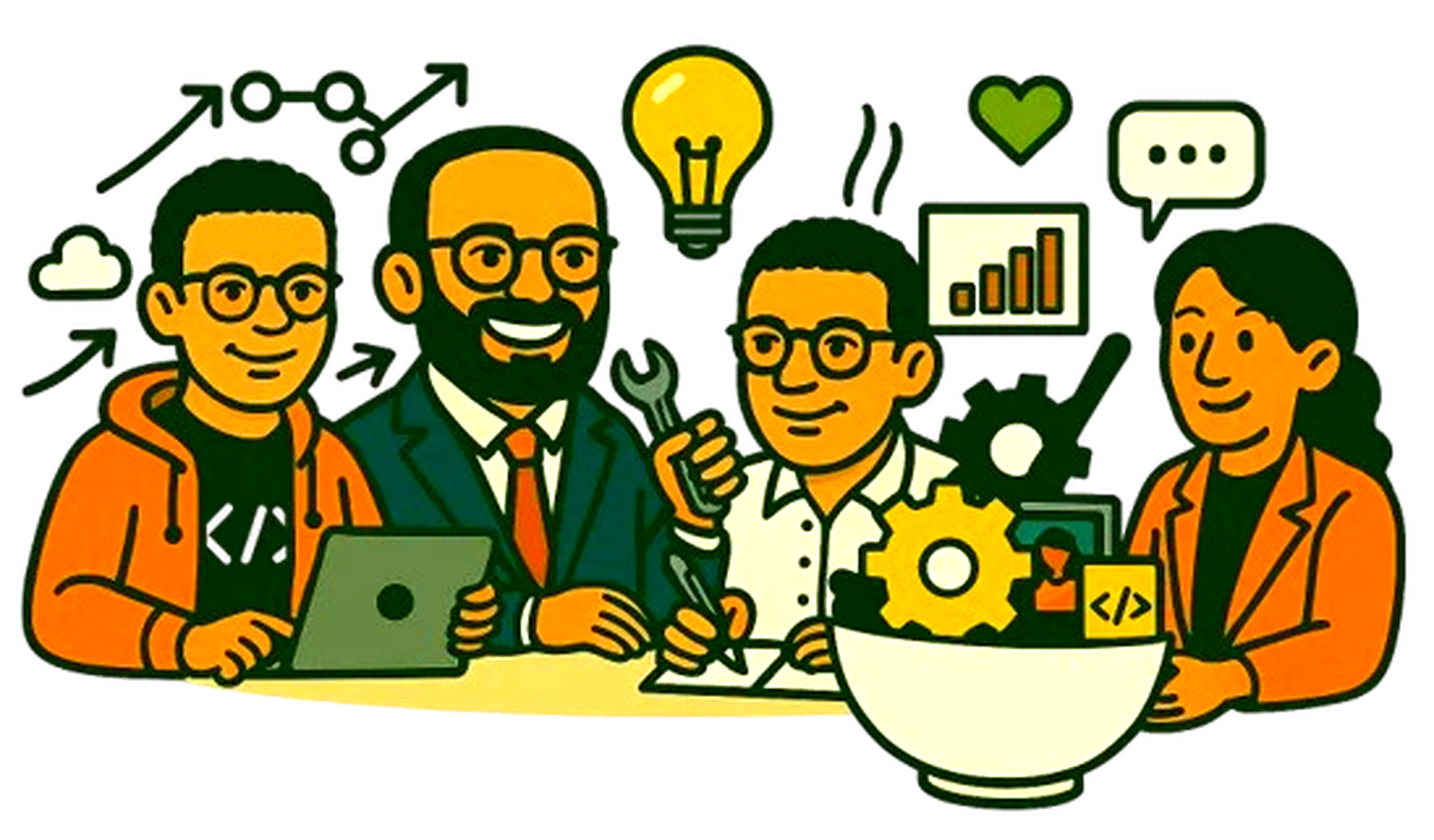 Business consulting team